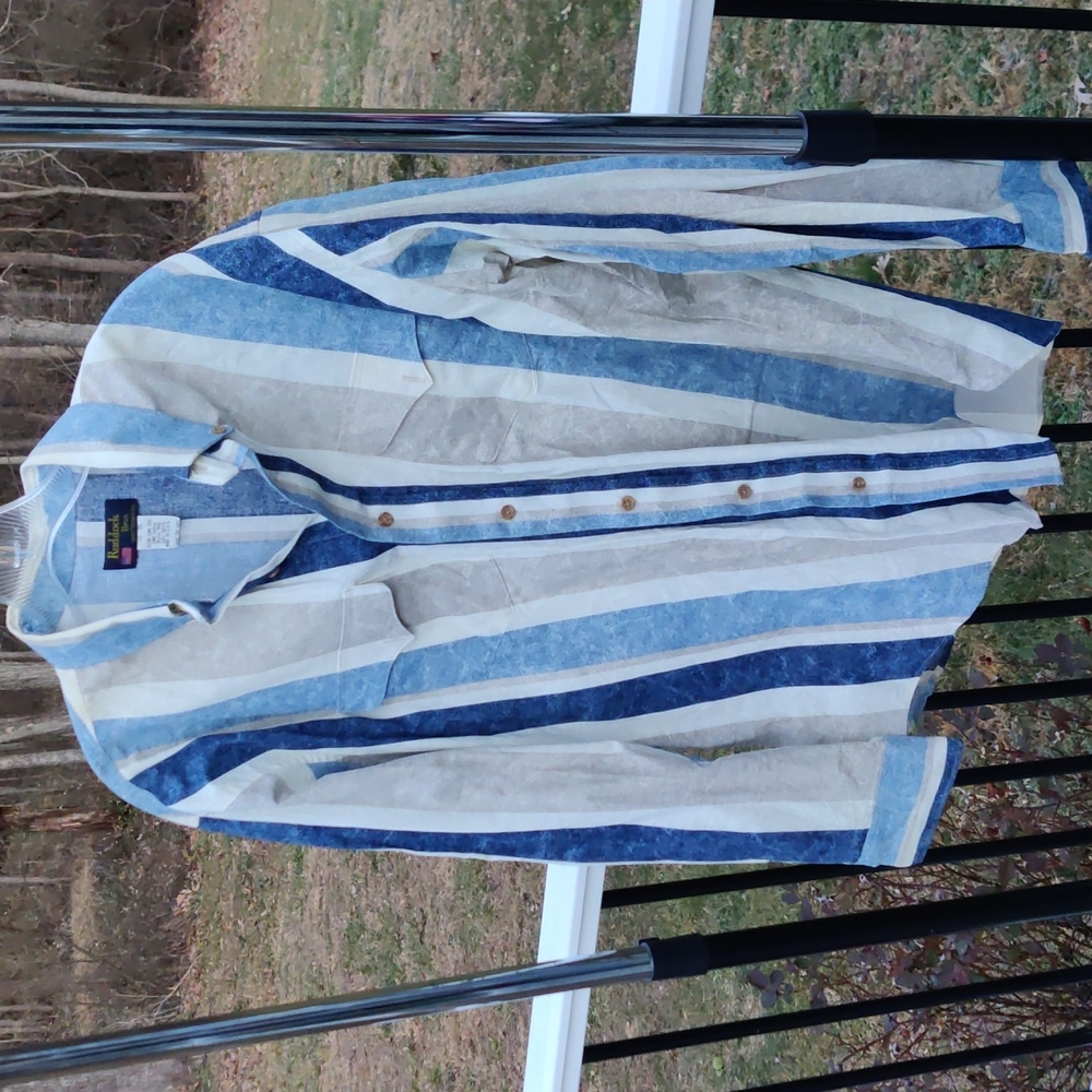 [VINTAGE] Ruddock Bros Blue Striped Shirt